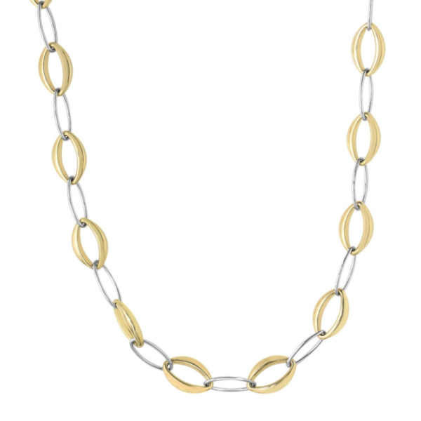 14K Two-Tone Gold Ladies Necklace