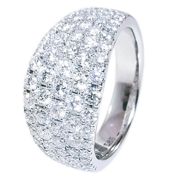 14K White Gold 2.00ct Diamond Engagement Ring
