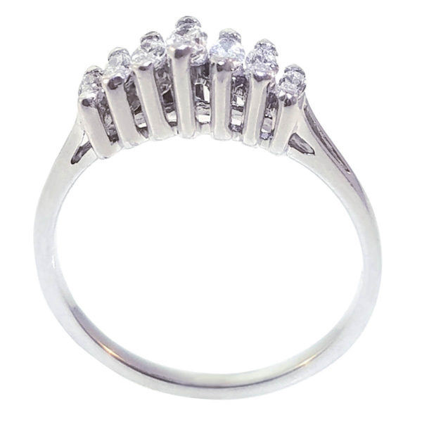 14K White Gold 0.25ct Diamond Engagement Ring