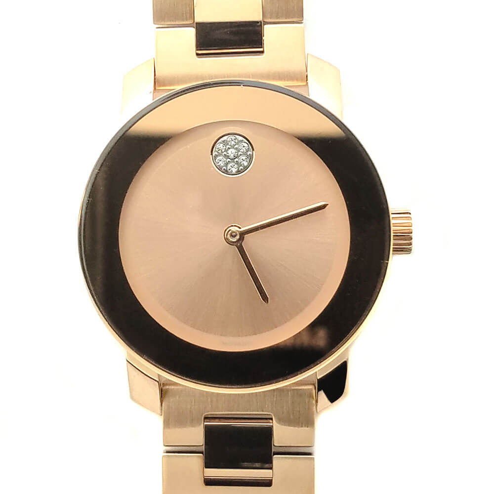 Movado Bold Series Watch Copper Tone With Diamonds More Than