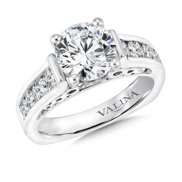 14K White Gold 0.355ct Diamond Engagement Ring