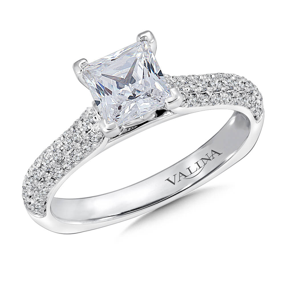 Princess Cut Diamond-Unique Engagement Ring 1ct & 1/2 ct Solid 9ct Gold 771/0 