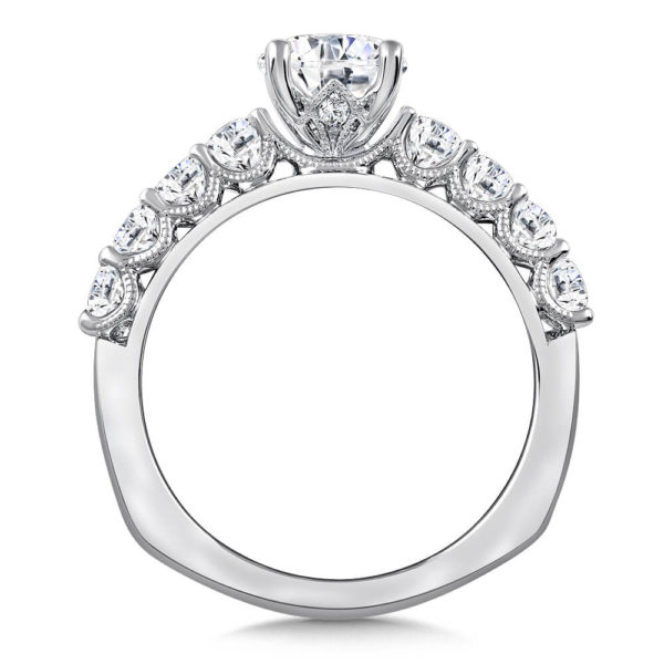 14K White Gold 0.63ct Diamond Engagement Ring