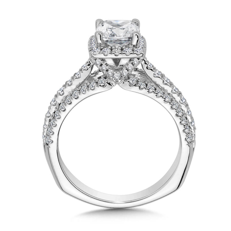 14K White Gold 0.71ct Diamond Engagement Ring More Than Just Rings