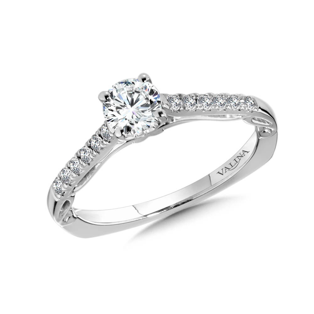 14k White Gold 0 15ct Diamond Engagement Ring More Than Just Rings