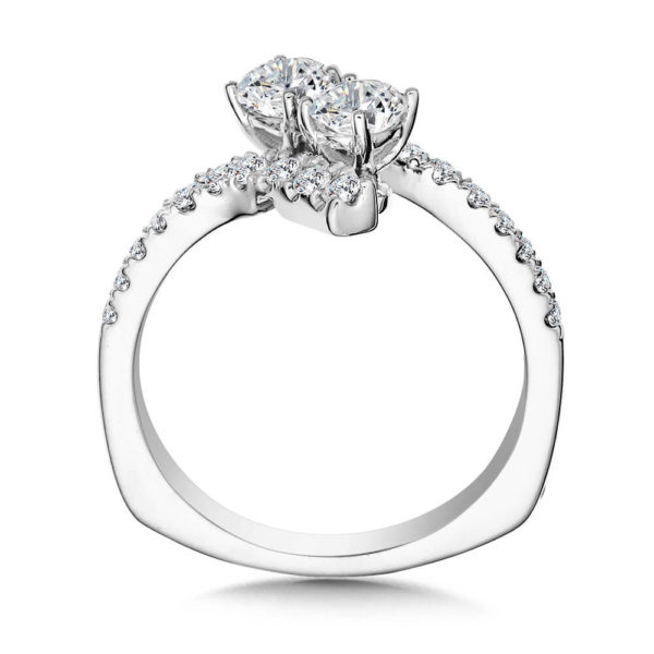 14K White Gold 0.96ct Diamond Engagement Ring